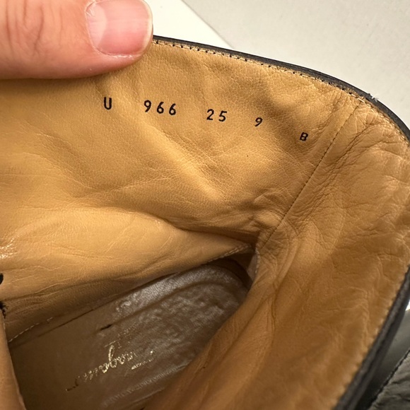 Salvatore Ferragamo Women's Leather and Fabric Combat Boot Size 9.0 B - Picture 11 of 14